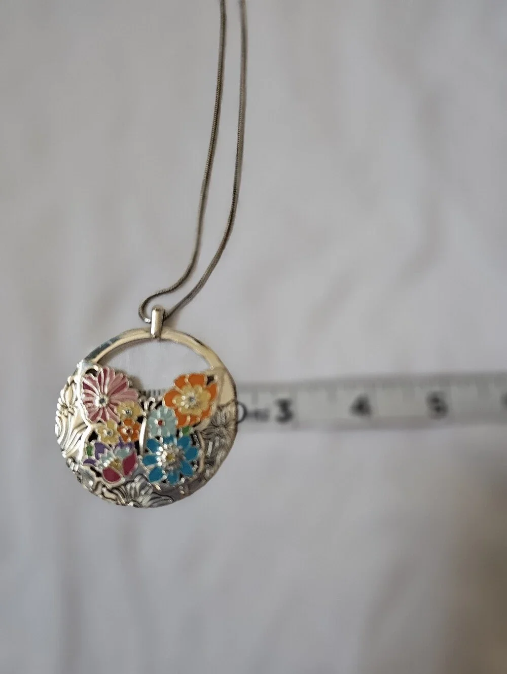 Brighton Enchanted Garden Convertible Reversible Floral Butterfly Necklace